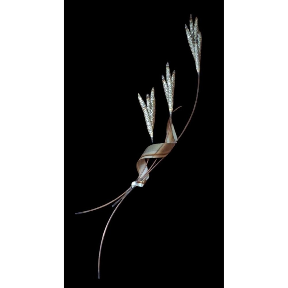 Vintage Homeco Wheat & Ribbon Wall Decor